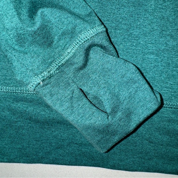🆕 Shirt Boy’s XS 4-5 Green Hoodie Marbled Fall Top Preppy Long Sleeve Athletic - Picture 3 of 7